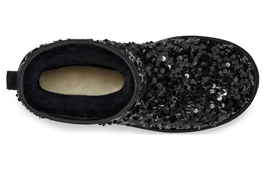 (WMNS) UGG Classic Chunkey Sequin 1130602-BLK