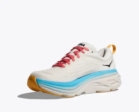 Hoka One One Bondi  8 Women's Blanc De Blanc / Swim Day