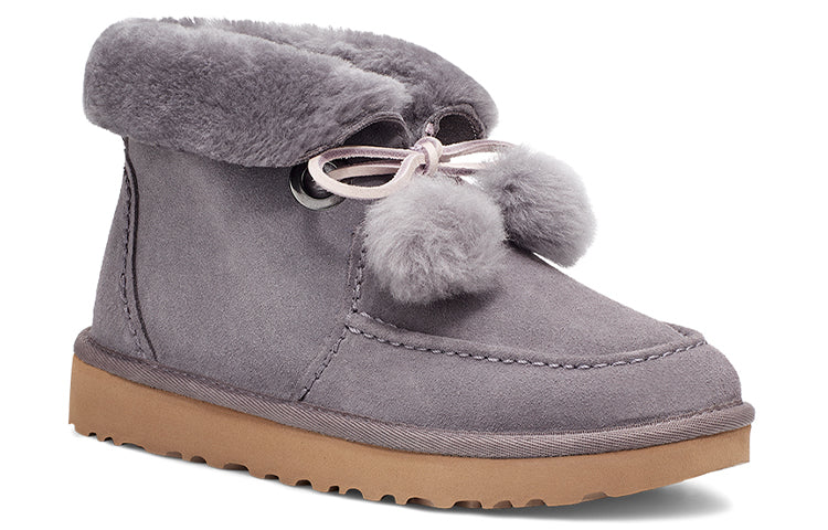 (WMNS) UGG Kyrina Bow Pom 'Purple Gray' 1125390-SHA
