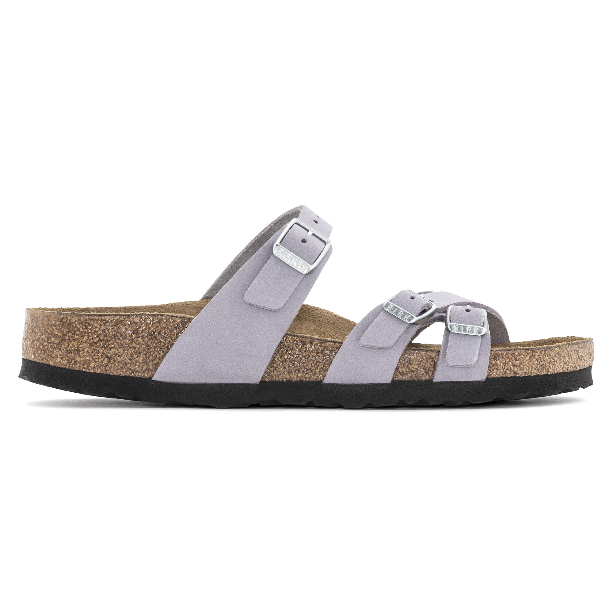 Franca Soft Footbed Nubuck Leather - Purple Fog