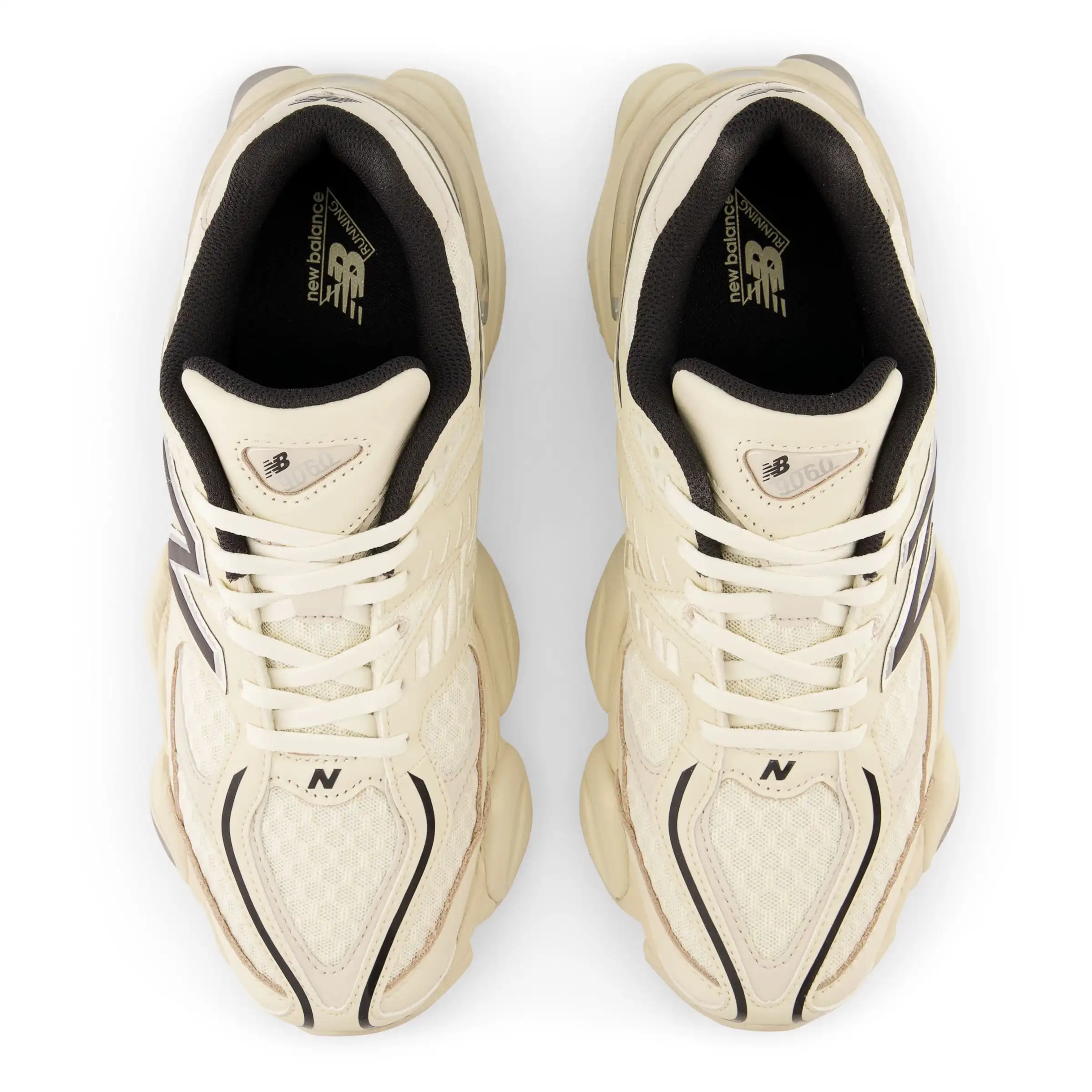 New Balance 9060 - Turtledove with Black and Silver Metallic