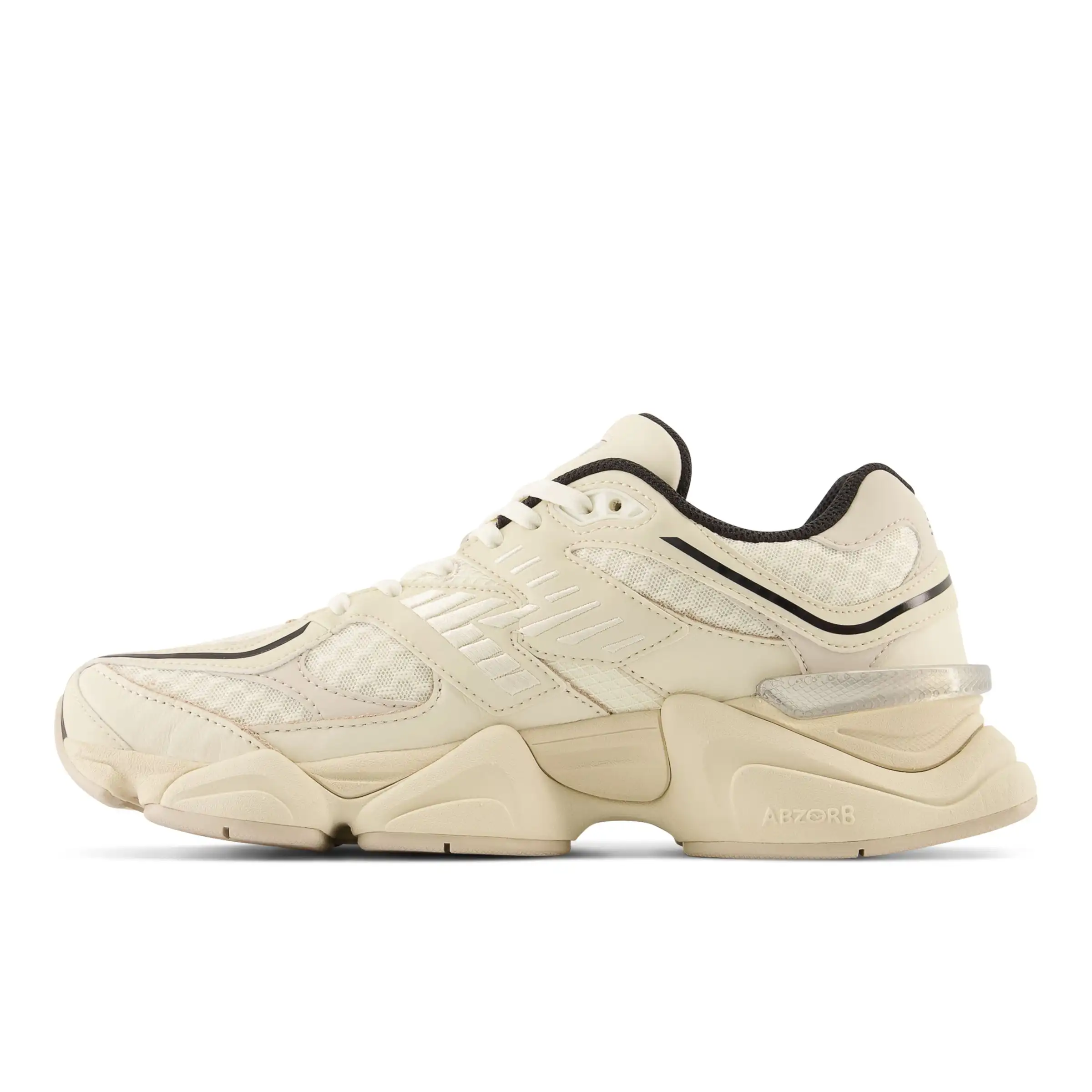 New Balance 9060 - Turtledove with Black and Silver Metallic