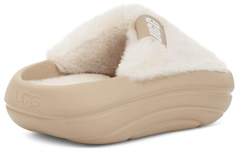 (WMNS) UGG FoamO UGGplush Slide 'Mustard Seed' 1143849-MDSD