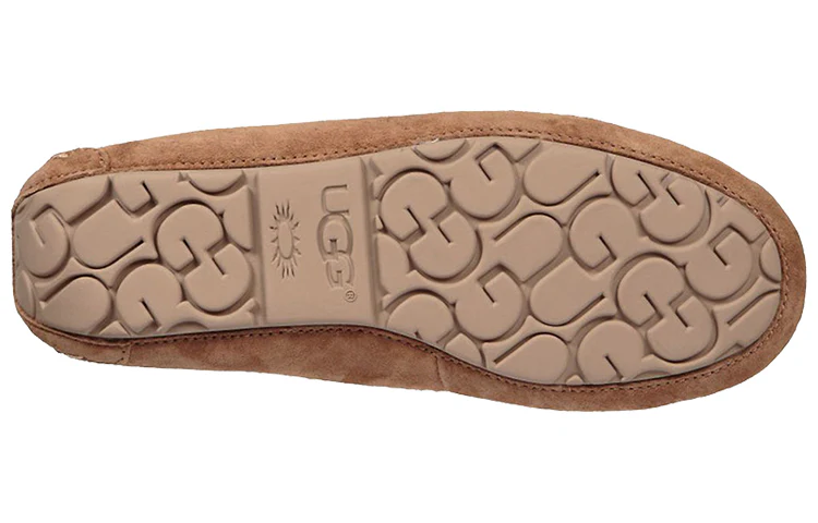 (WMNS) UGG Dakota Pom Pom Slip on Brown 1019015-CHE
