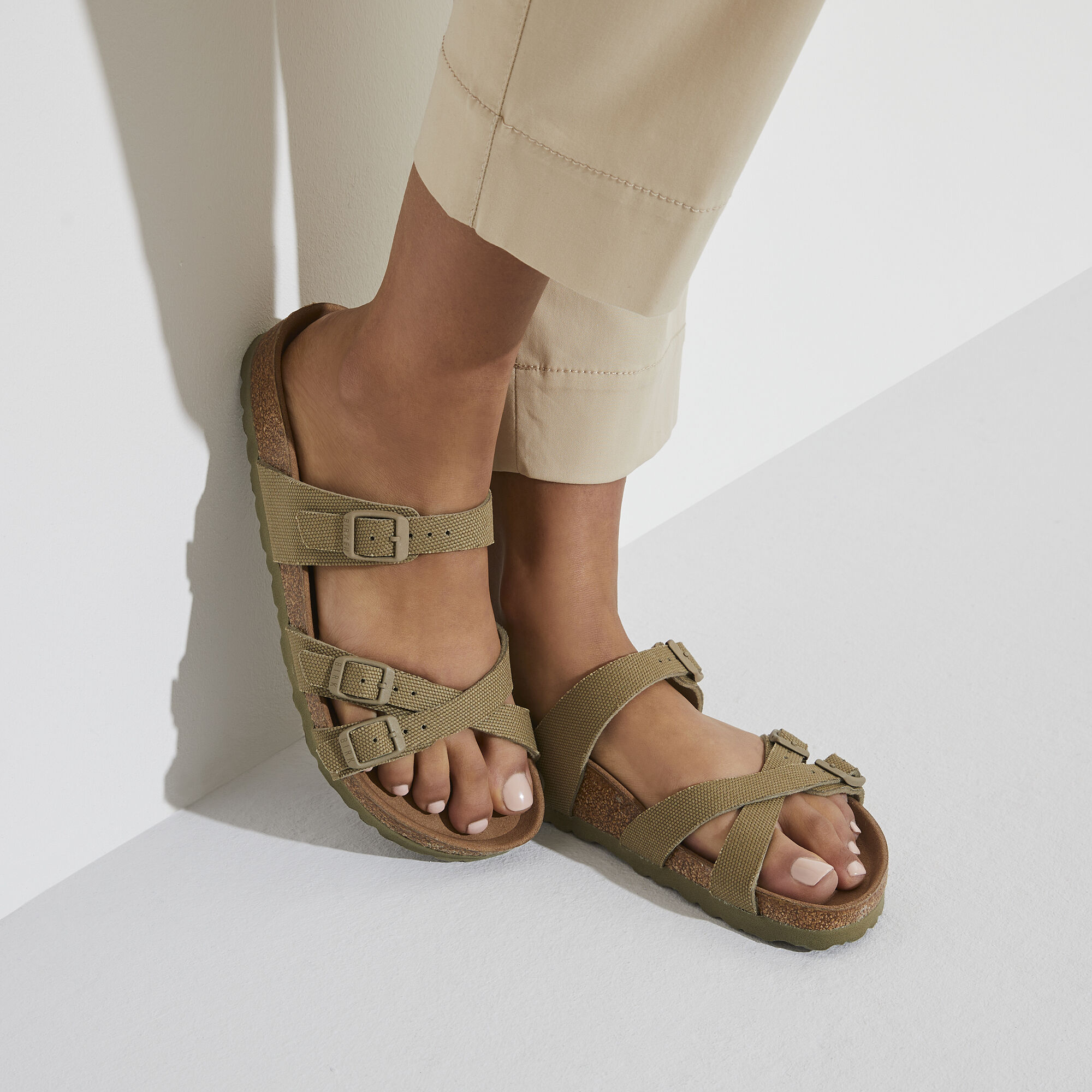 Franca Vegan Textile - Faded Khaki
