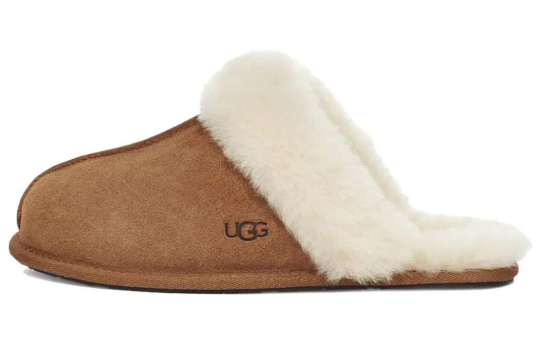 (WMNS) UGG Scuffette II Brown 'Chestnut' 1106872-CHE