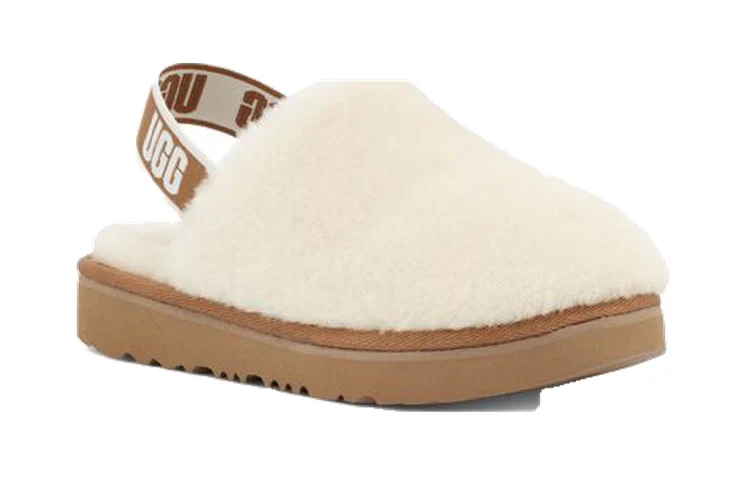 (PS) UGG Fluff Yeah Clog Slipper 'Natural' 1123633K-NAT