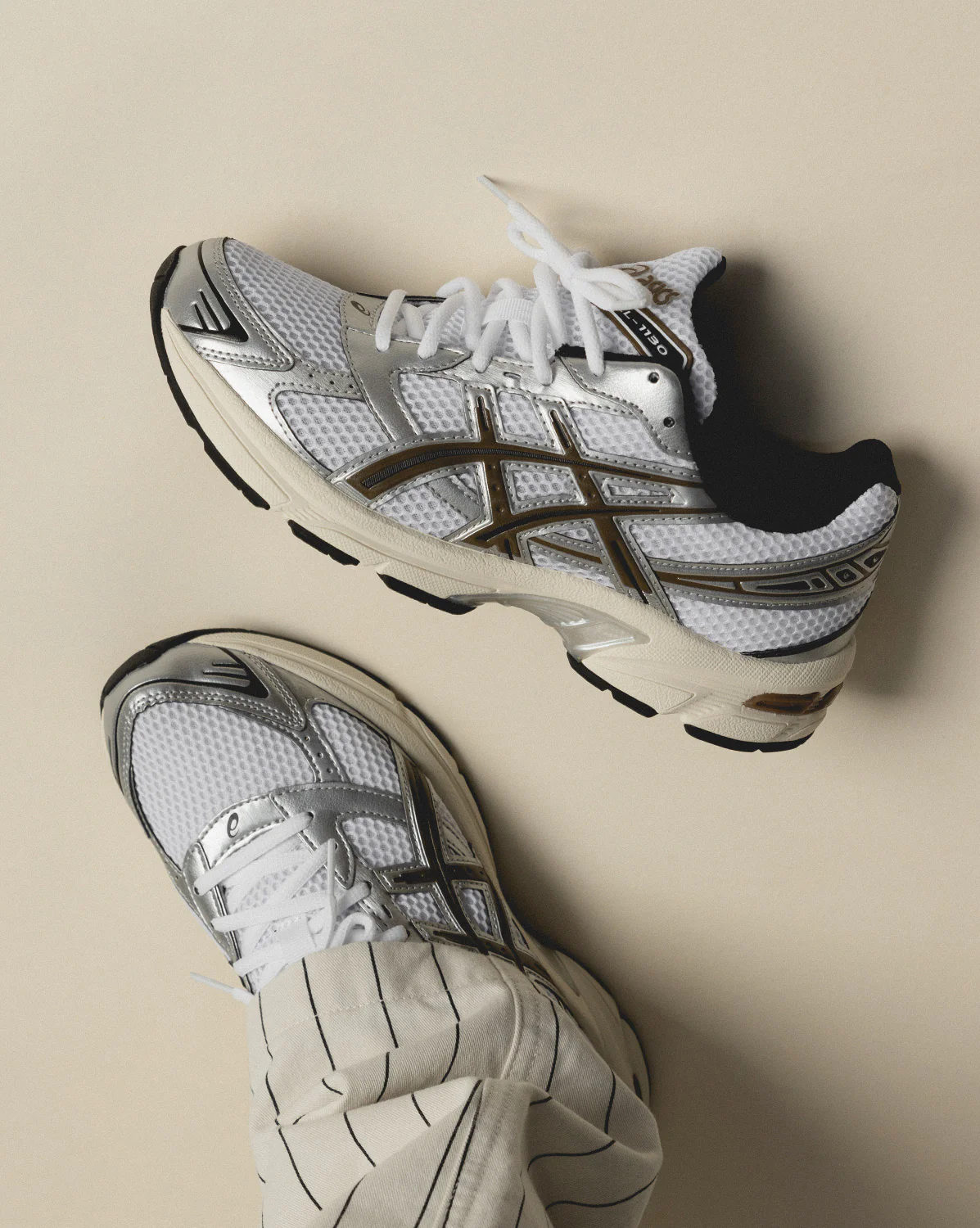 Asics GEL-1130 White / Clay Canyon