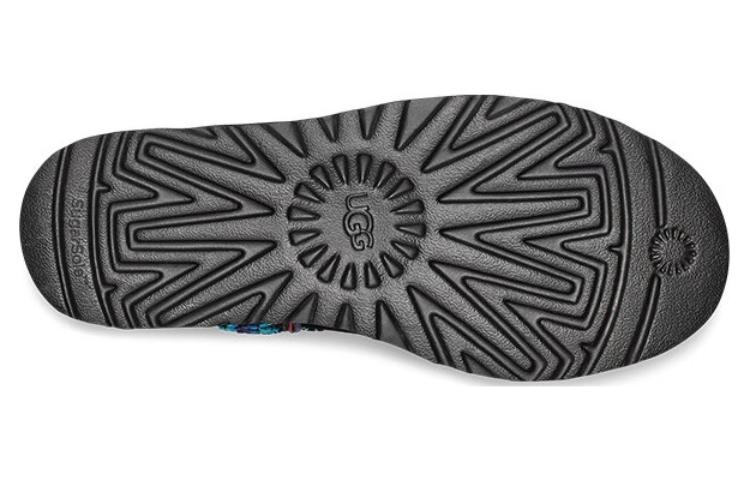 (WMNS) UGG Classic Ultra Mini Braid Plat 'Black' 1138491-BLK