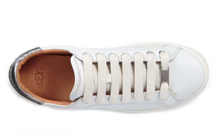 (WMNS) UGG Milo Leather Trainer 1019107-WHT