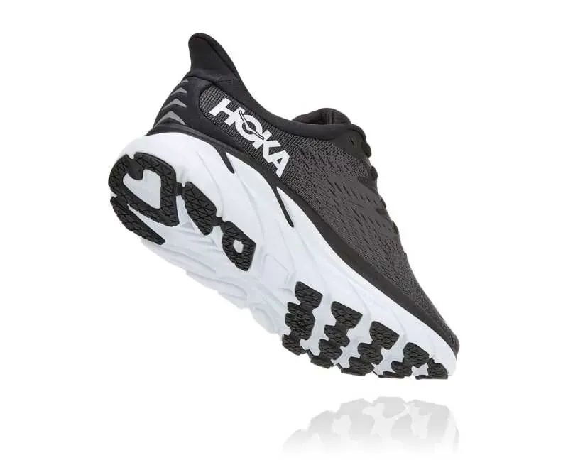 Hoka One One Women's Clifton 8 BLACK / WHITE