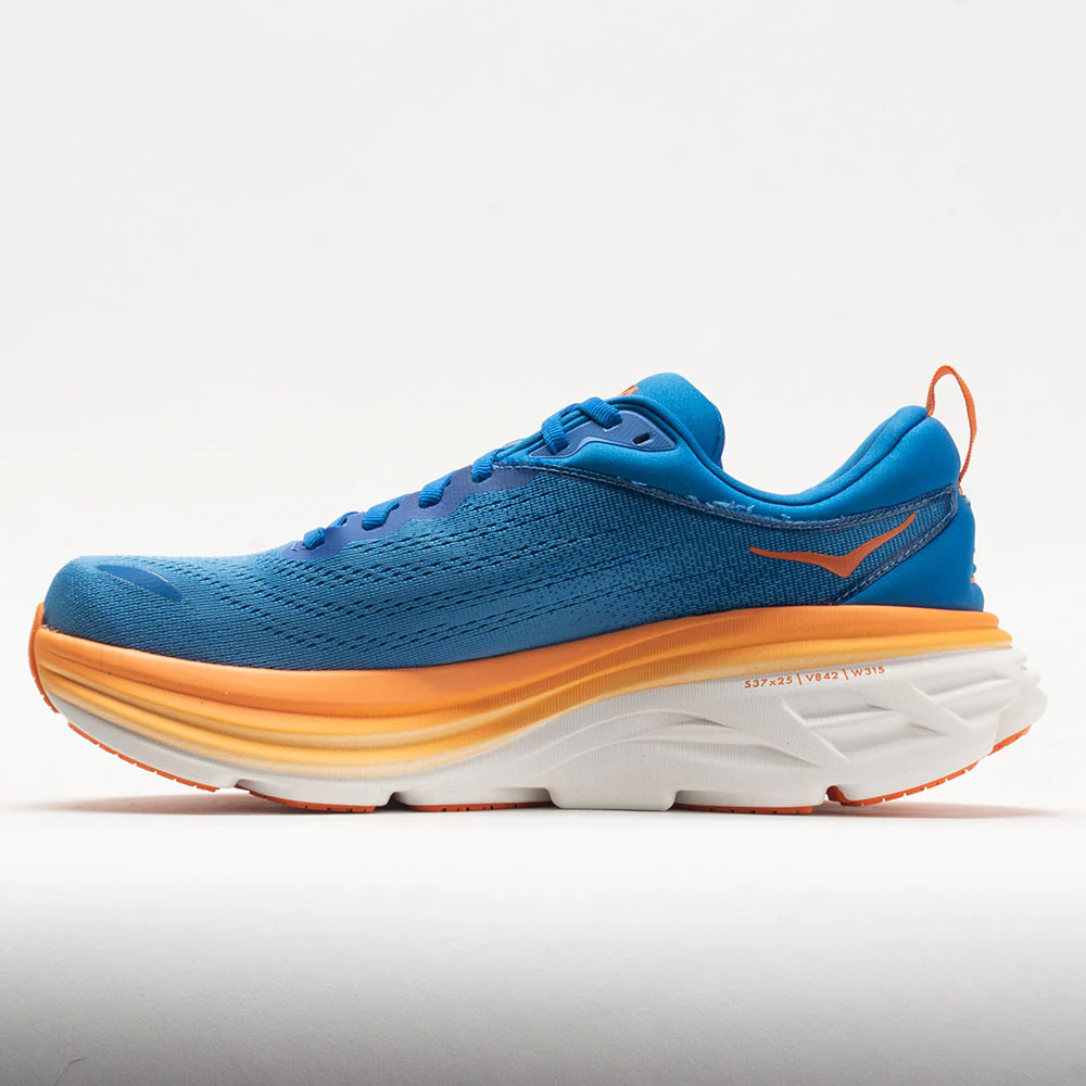 HOKA Bondi 8 Coastal Sky/Vibrant Orange