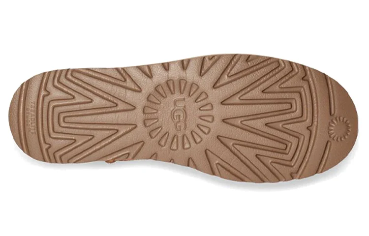 (WMNS) UGG Classic Mini Logo Zip 'Chestnut' 1122671-CHE