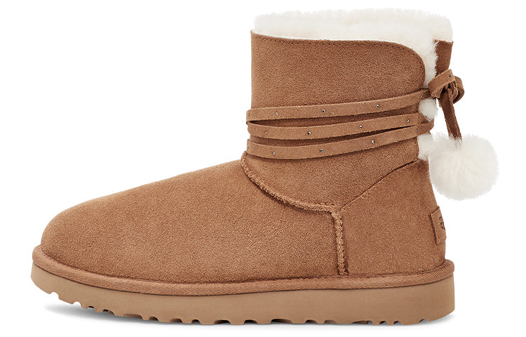 (WMNS) UGG Mini Bailey Bow Pom 1125382-CHE
