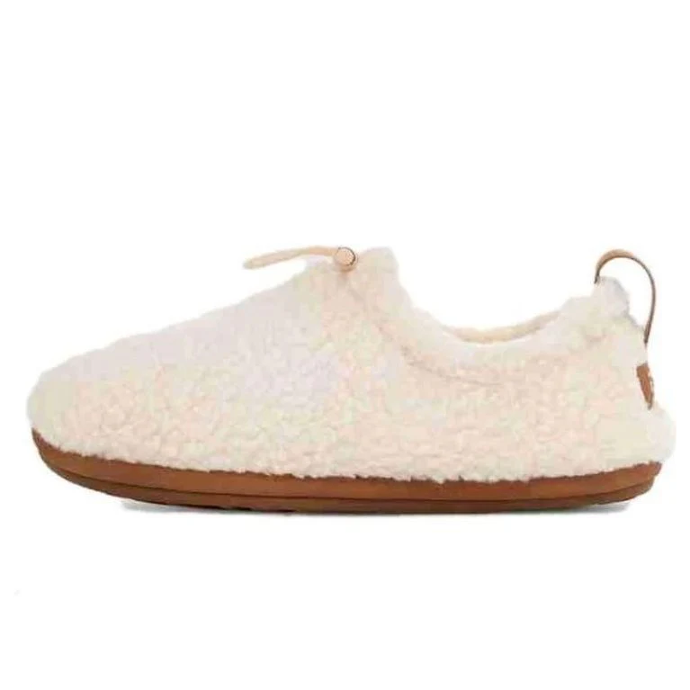 (WMNS) UGG Plushy Slipper 'Natural Chestnut' 1143952-NCTN
