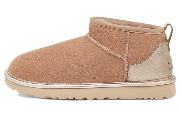 (WMNS) UGG Classic Ultra Mini Shine 'Beech Wood' 1123634-BCHW