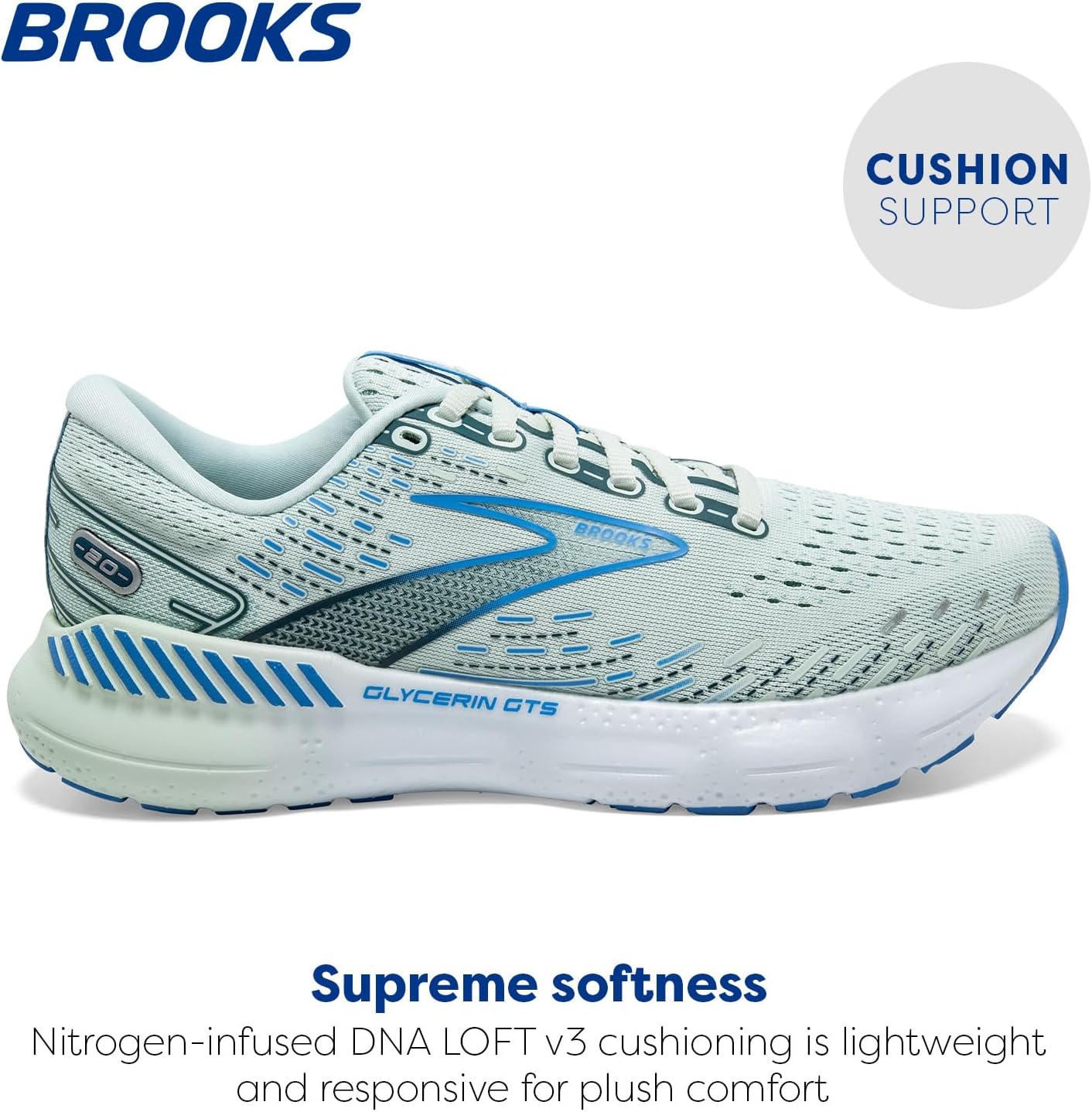Brooks Women's Glycerin GTS 20 Supportive Running Shoe