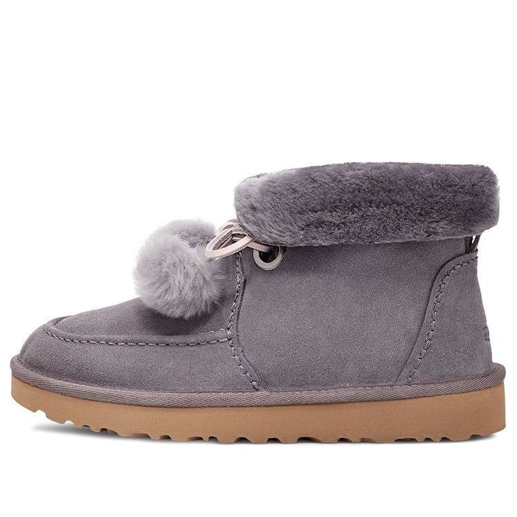 (WMNS) UGG Kyrina Bow Pom 'Purple Gray' 1125390-SHA