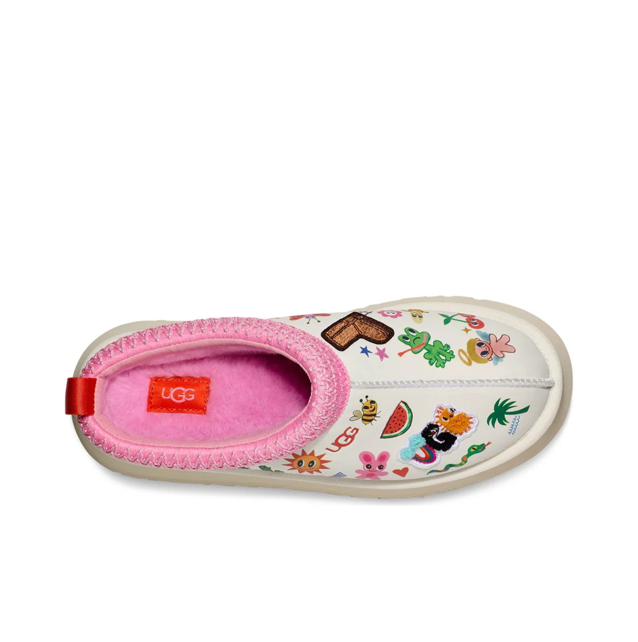 (WMNS) UGG Tazz Slipper 'Humberto Cruz Pop Sketch' 1155751-WHT