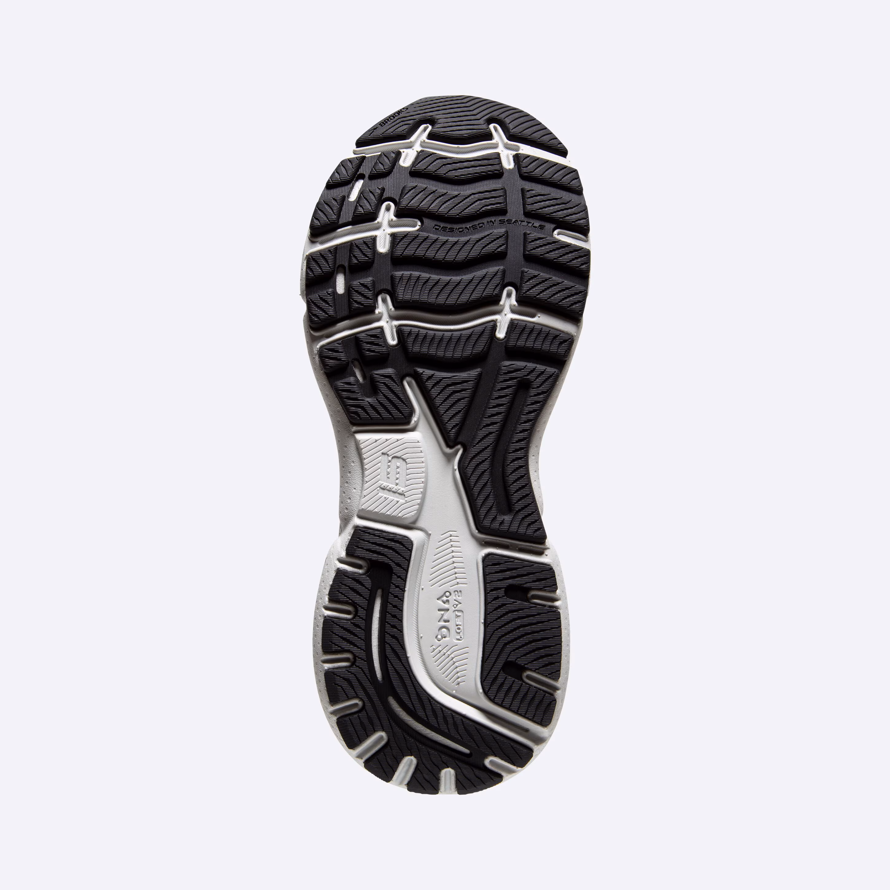 Men's Brooks, Ghost 15 Neutral Running Shoe -- Black/Ebony/Nightlife