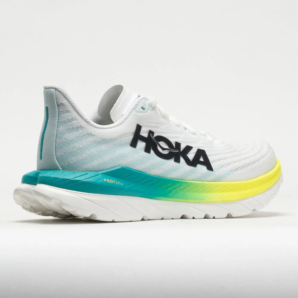 Hoka One One Mach 5 Women's White/Blue Glass
