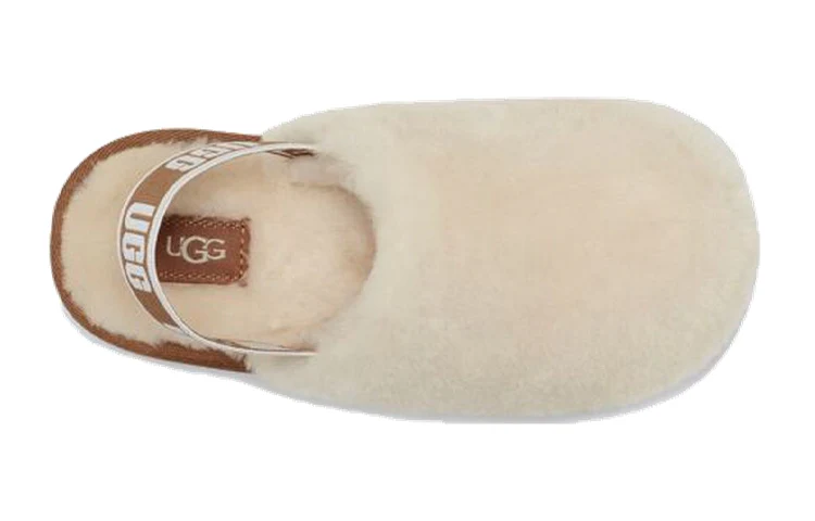 (PS) UGG Fluff Yeah Clog Slipper 'Natural' 1123633K-NAT