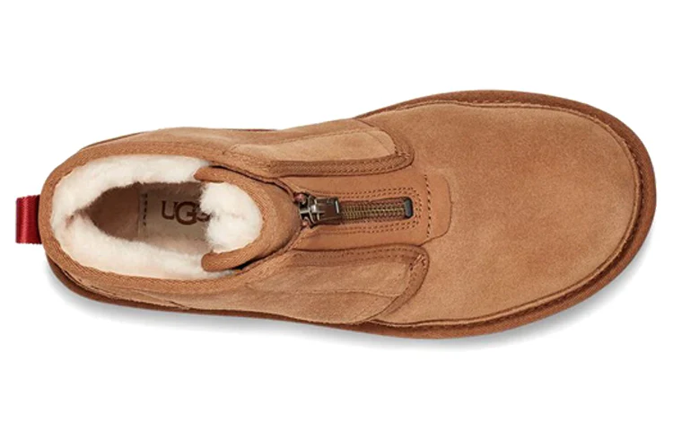 (WMNS) UGG Neumel Platform Zip 'Chestnut' 1122677-CHE