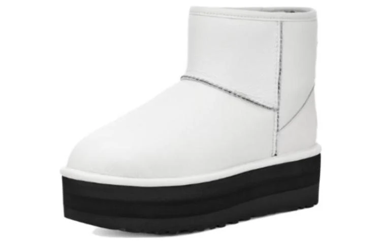 (WMNS) UGG Classic Mini Platform Matte Boot 'Ultra Matte White' 1130611-UMWH