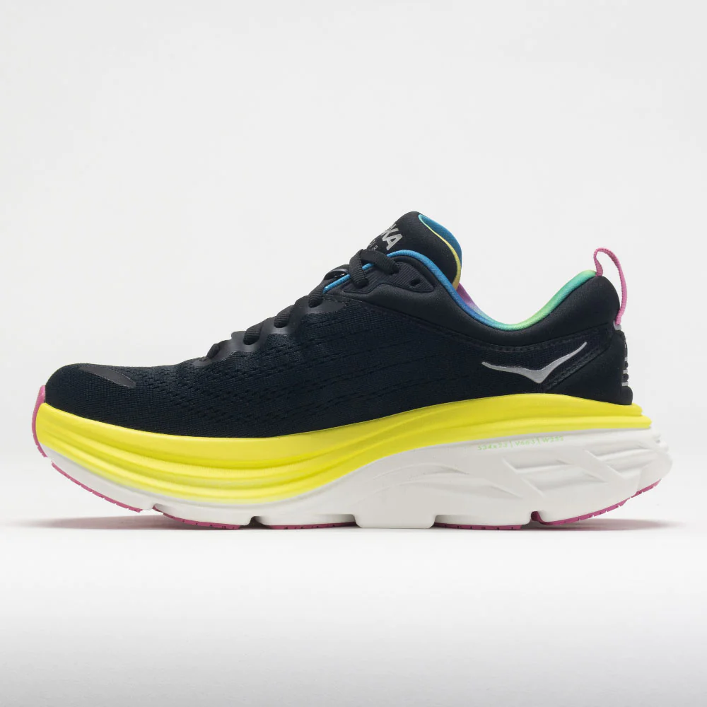 HOKA Bondi 8 Women's Black/Citrus Glow