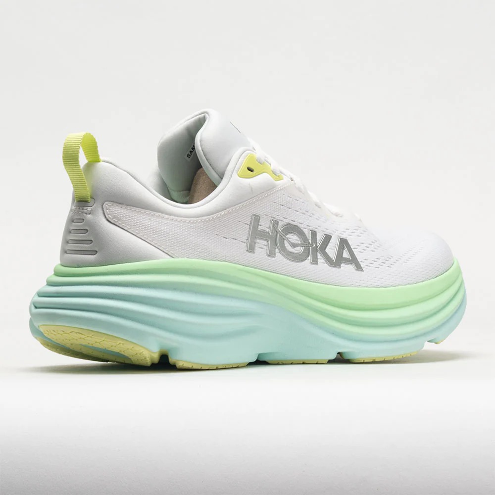 HOKA Bondi 8 Women's Blanc de Blanc/Sunlit Ocean