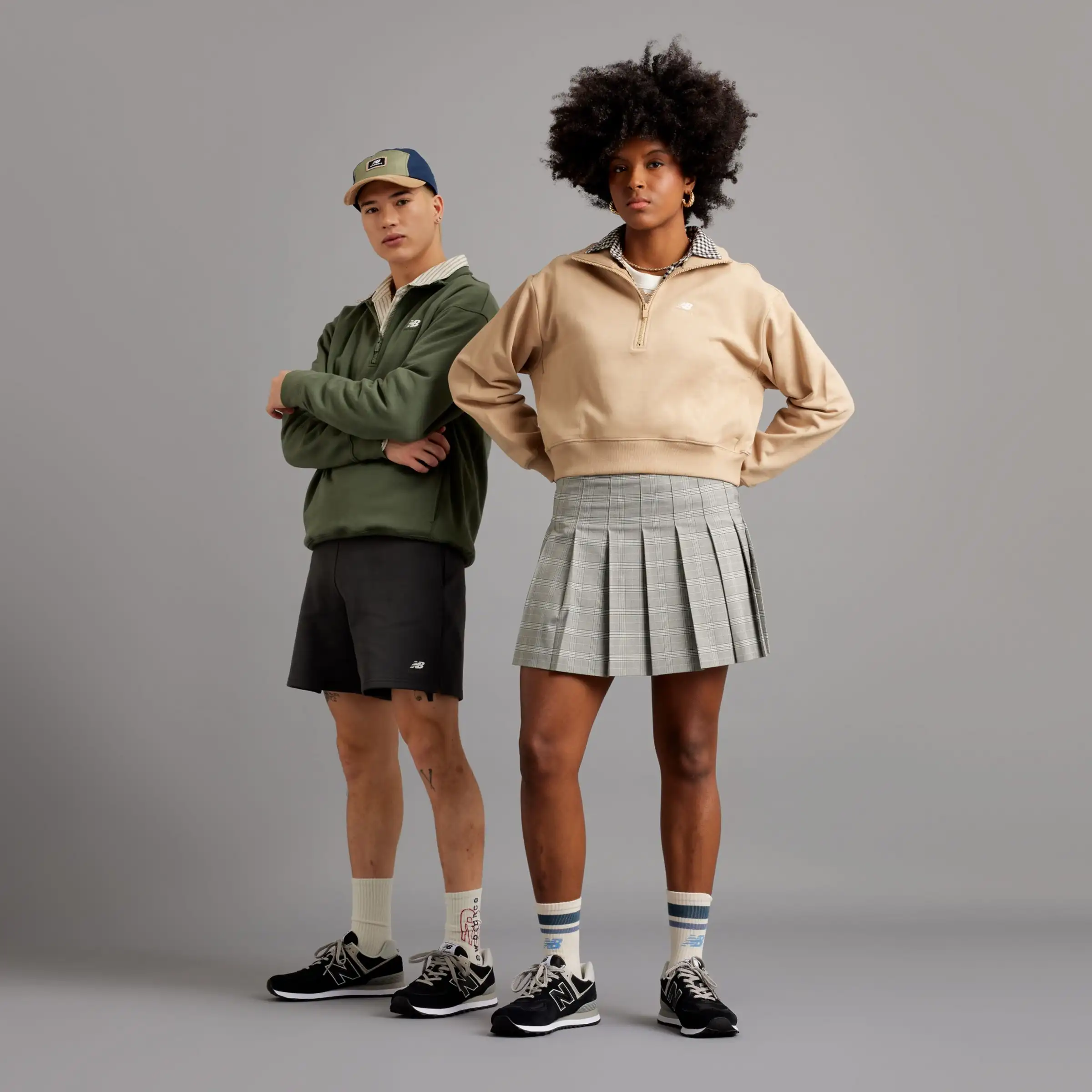 574 Core - Black with White