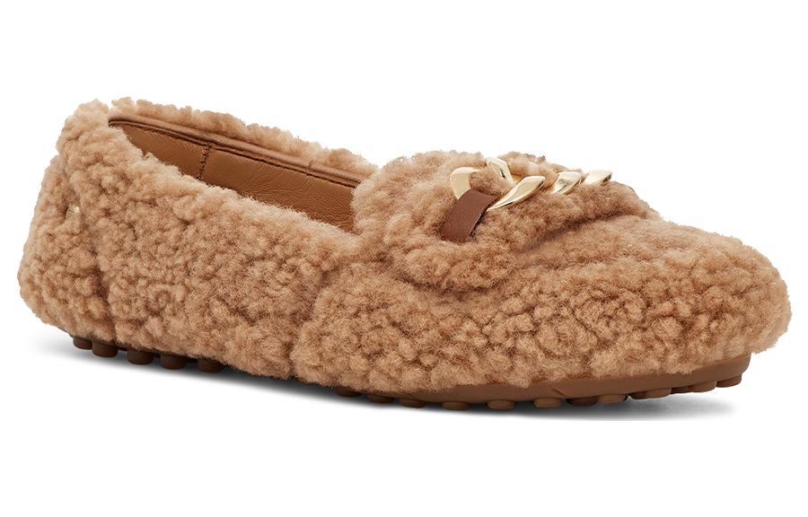 (WMNS) UGG SlipOn Comfortable Loafers 'Brown' 1153515-CHE