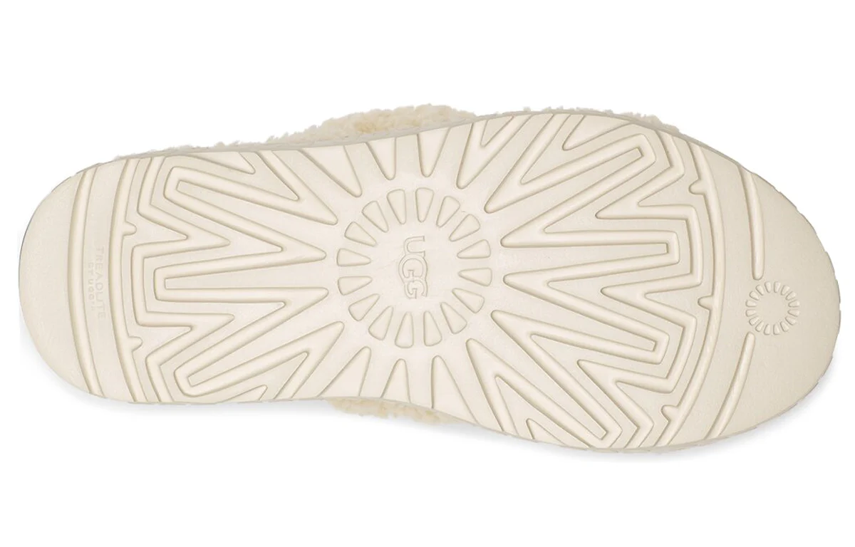 (WMNS) UGG Oh Fluffita Outdoor Open Toe Flat Heel Sports Sandals 1120876-NAT