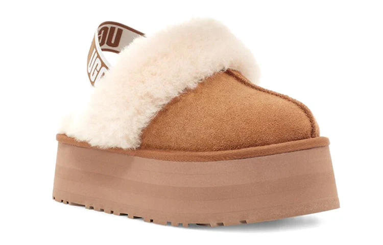 (WMNS) UGG Funkette Slipper 'Brown' 1113474-CHE