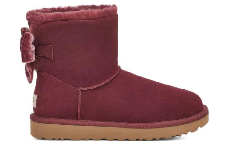 (WMNS) UGG Mini Bailey Bow Boots 'Wild Grape' 1138172-WGRP