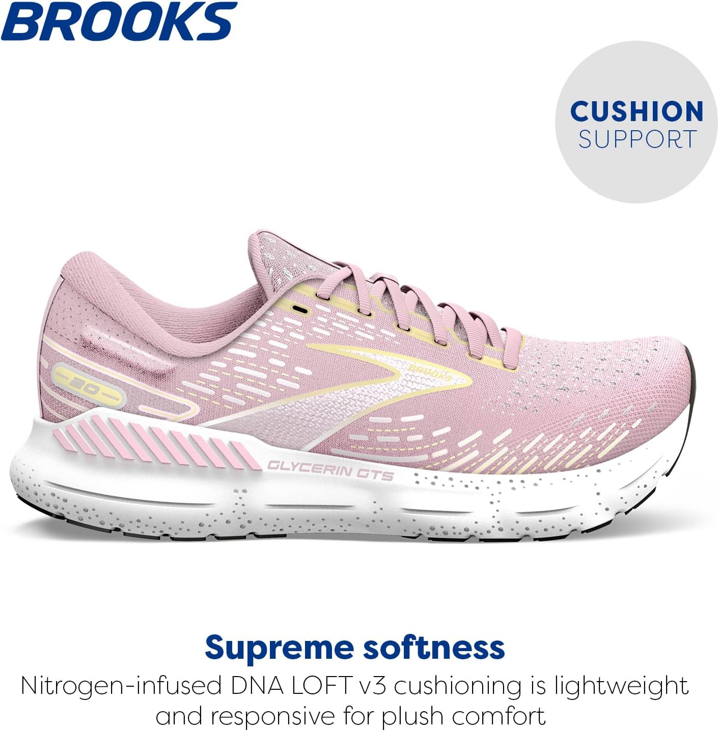 Brooks Women's Glycerin GTS 20 Supportive Running Shoe