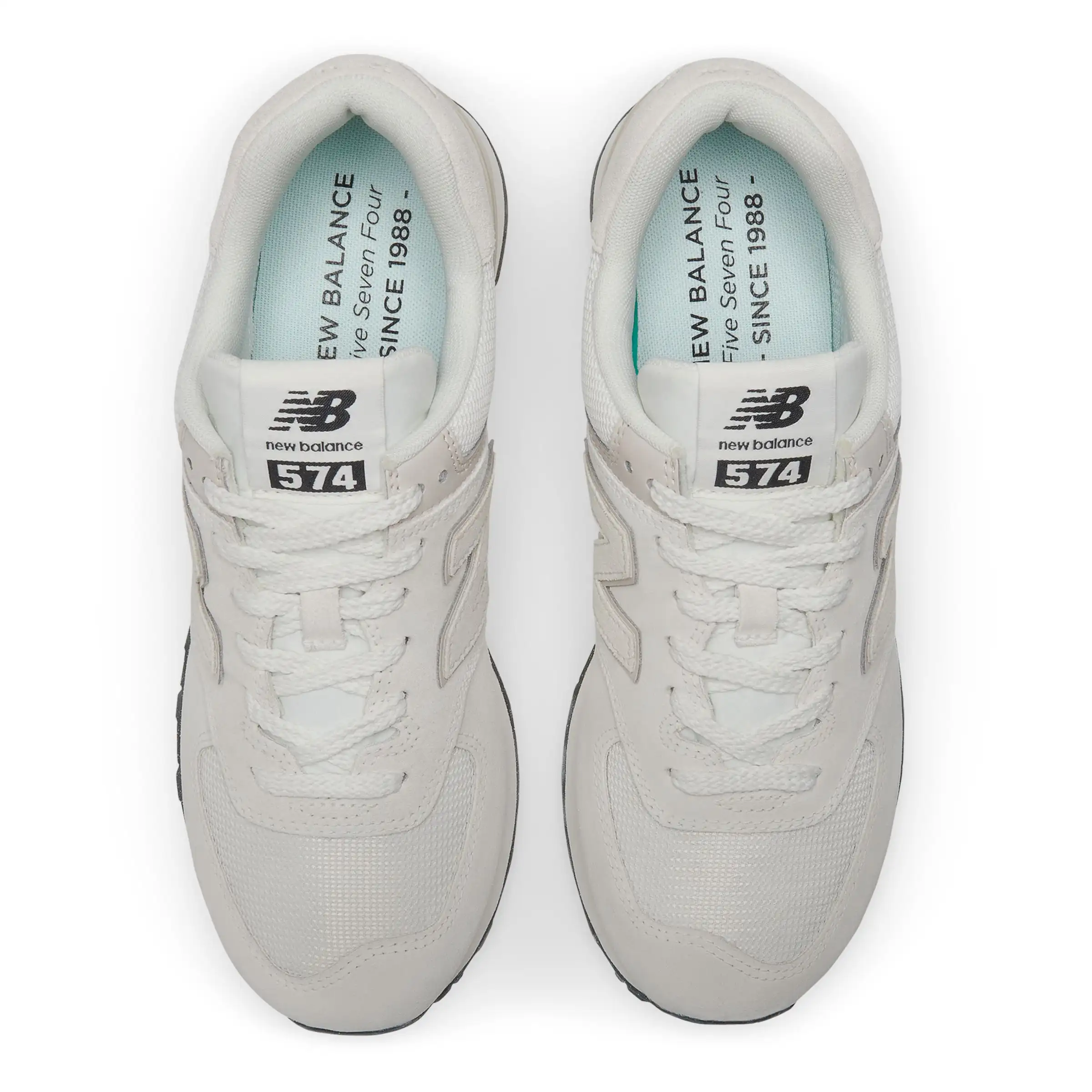 574 - Off White with Grey