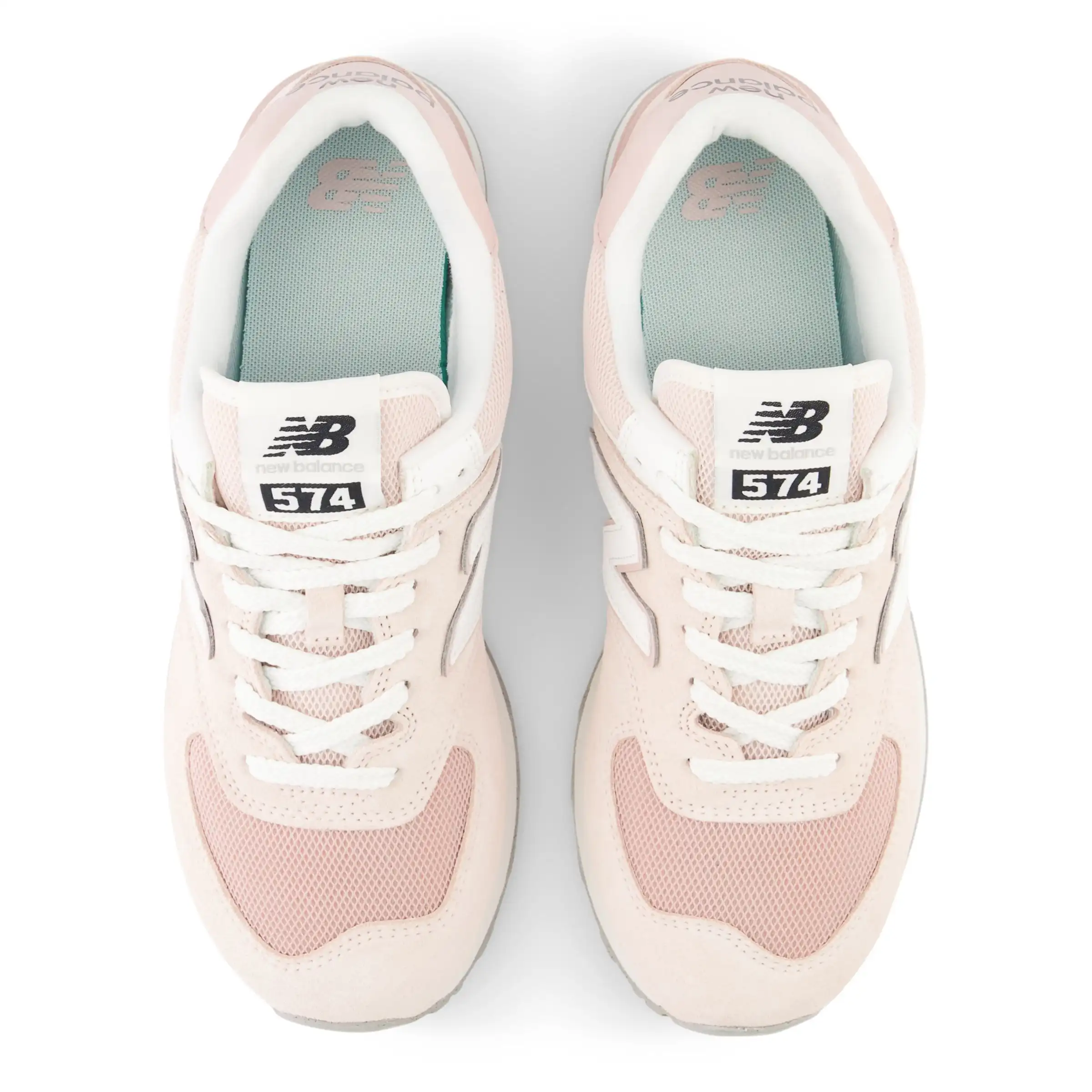 574 - Pink with White
