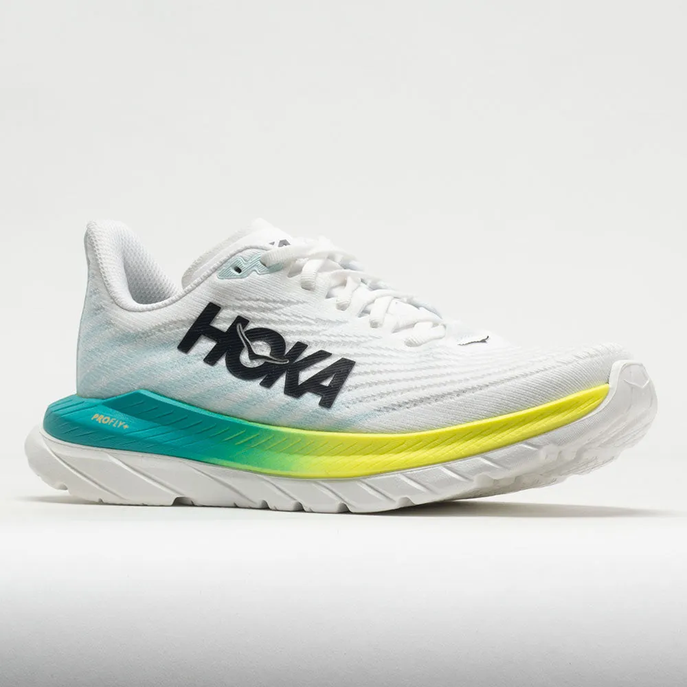 Hoka One One Mach 5 Women's White/Blue Glass