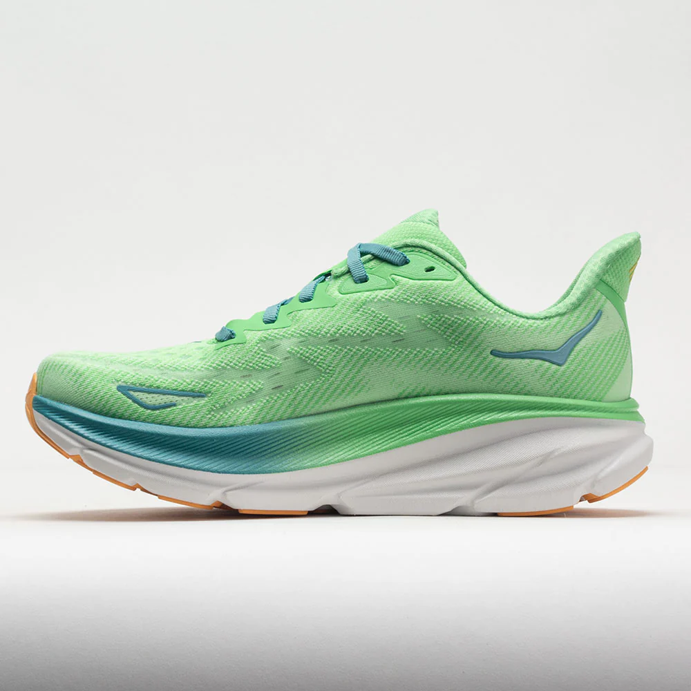HOKA Clifton 9 Men's Zest/Lime Glow