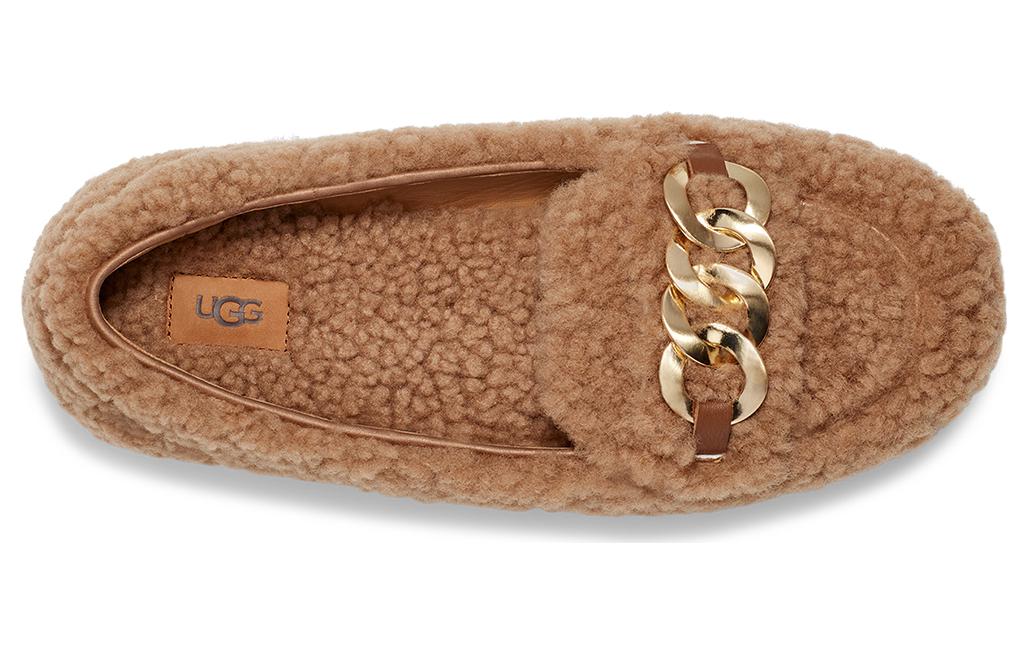 (WMNS) UGG SlipOn Comfortable Loafers 'Brown' 1153515-CHE