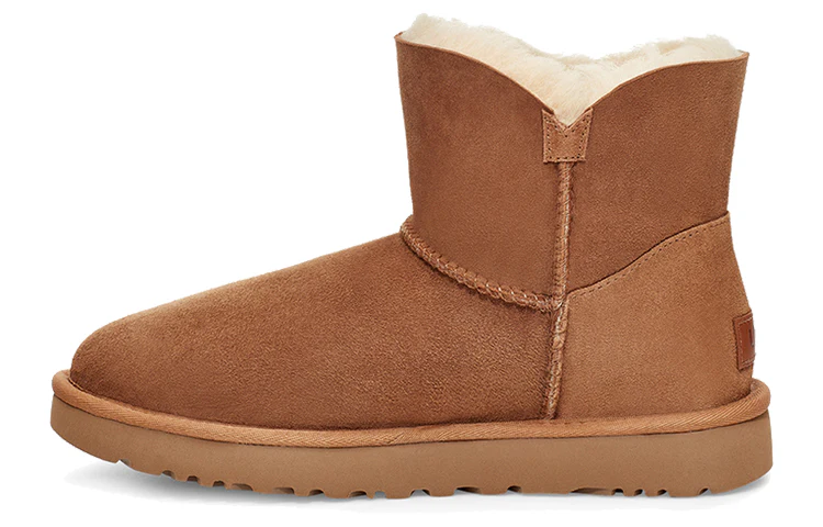 (WMNS) UGG Bailey Zip Mini Retro Fleece Lined Brown 1112481-CHE