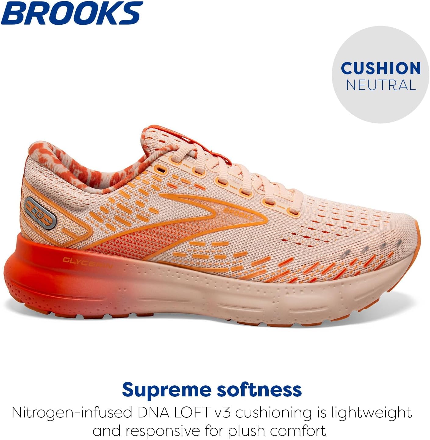 Brooks Women's Glycerin 20 Neutral Running Shoe