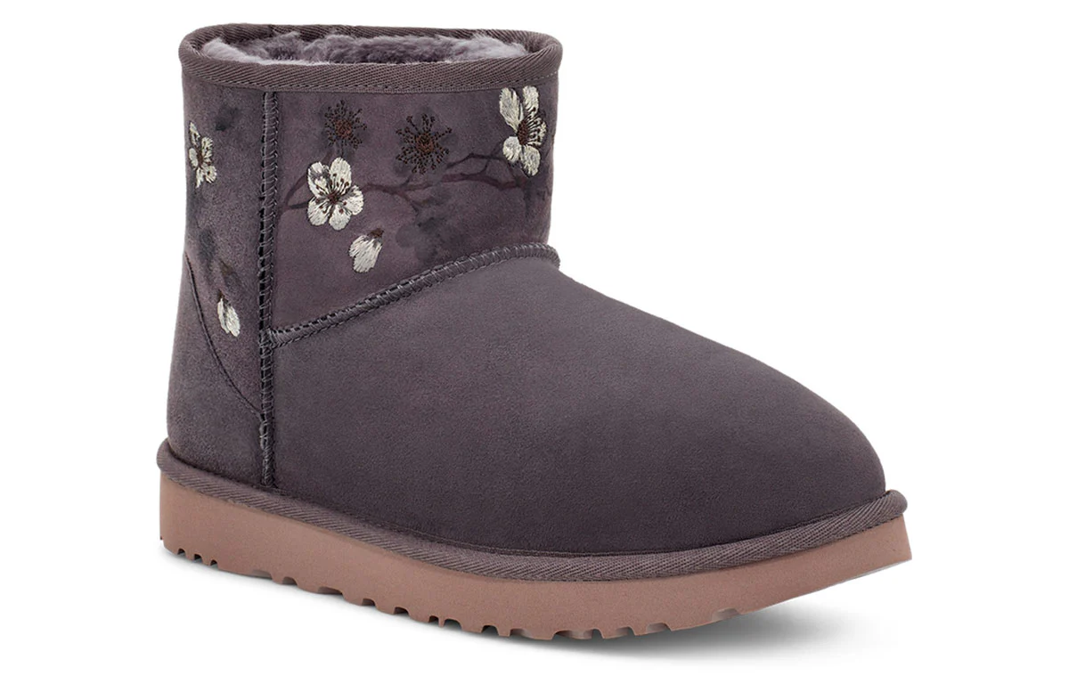 (WMNS) UGG Classic Mini Blossom 'Purple Grey' 1117317-NHT