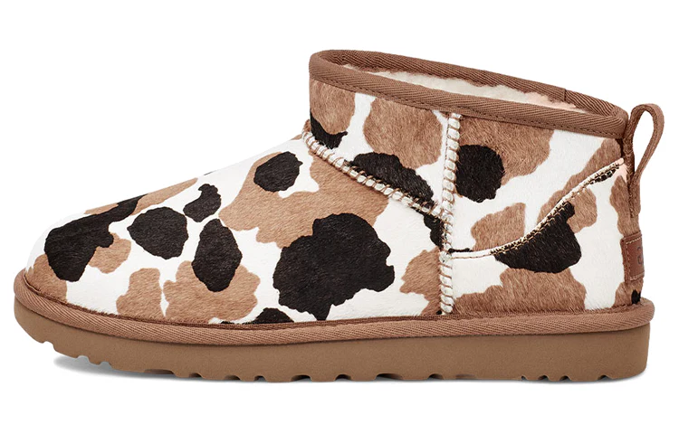(WMNS) UGG Classic Ultra Mini 'Cow Print' 1123630-CHE