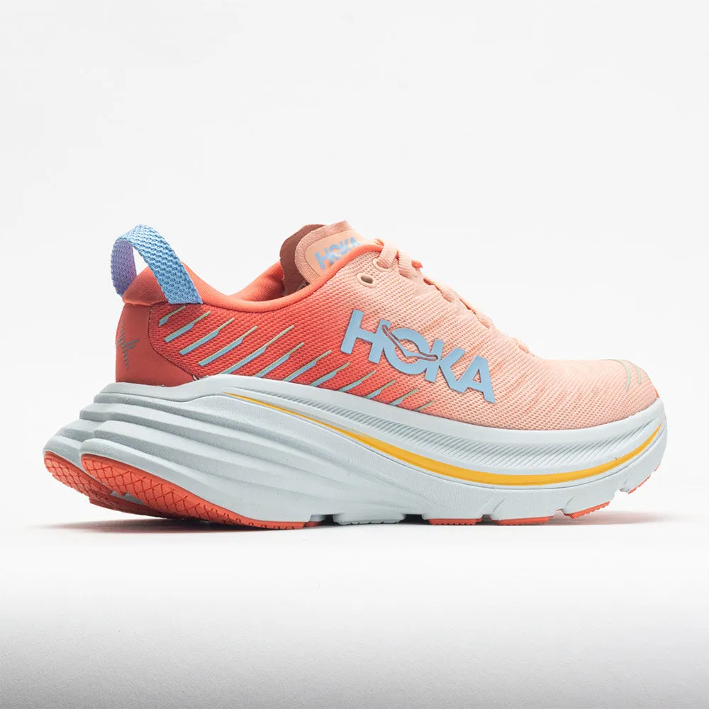 Hoka One One Bondi  X Women's Camellia/Peach Parfait