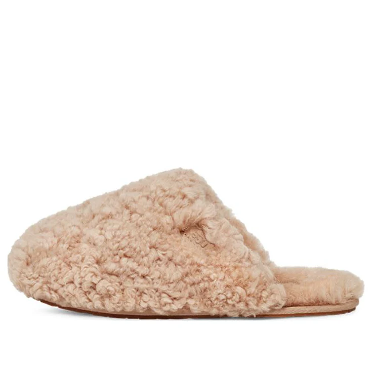 (WMNS) UGG Maxi Curly Slide 'Sand' 1133151-SAN
