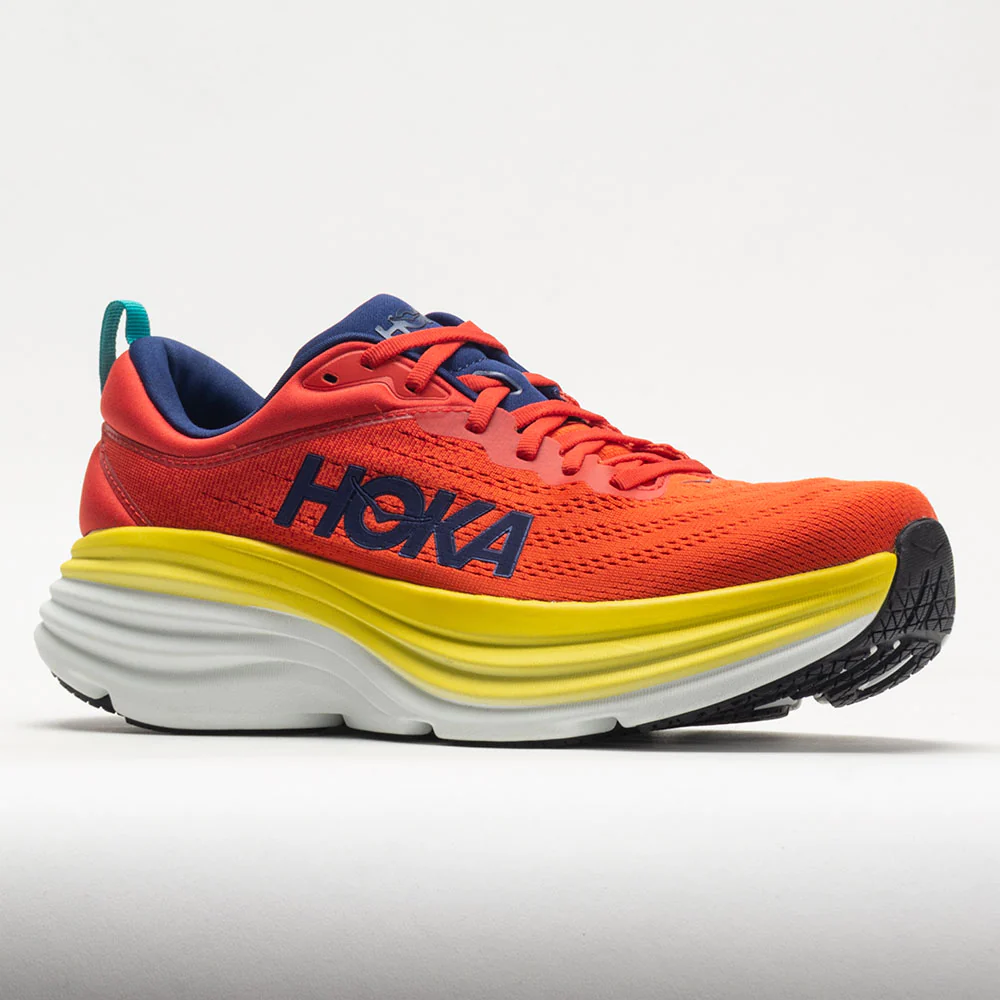 HOKA Bondi 8 Men's Red Alert/Flame