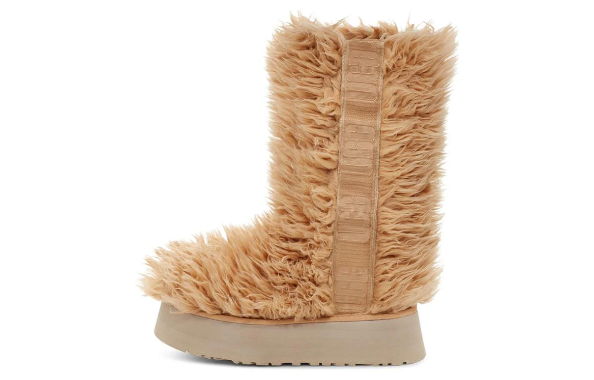 (WMNS) UGG Sustainable Fluff Momma Tall Boot 'Oat' 1130771-OATT
