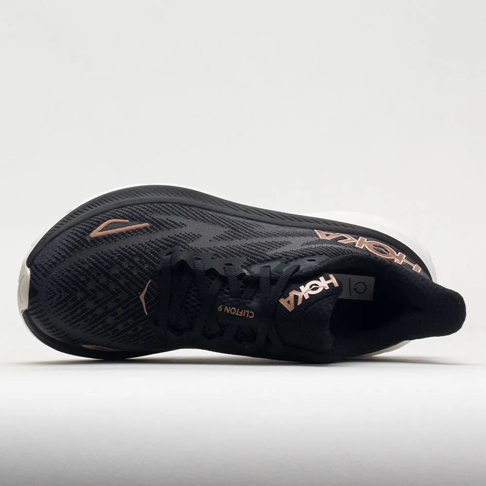 Hoka One One Clifton 9 Women's Black/Rose Gold